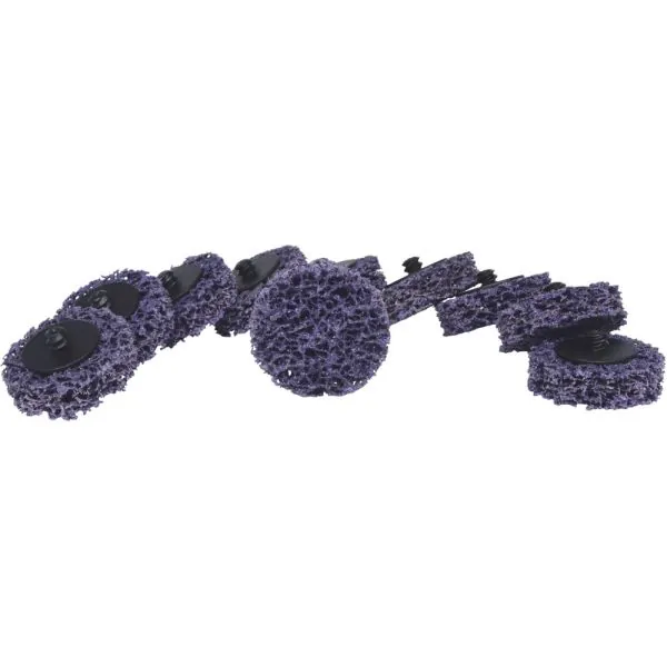 Lot de 10 disques de nettoyage violet 50 | Rangement atelier | Ekibat