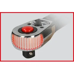 Clé dynamométrique ERGOTORQUEprécision® avec inverseur . 1/2" - | Vis