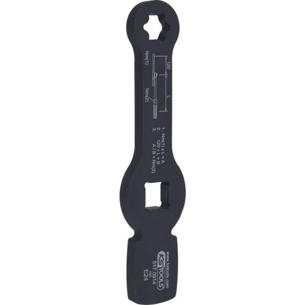Clé à frapper TORX® E 24 pour raccords | Tournevis & Embouts | Ekibat