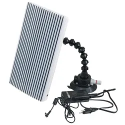 Miroir à bosses éclairé sur ventouse KSTOOLS 140.2598 | 140.2598