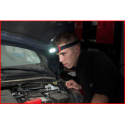 Lampe frontale Leds avec système main libre - 220 lumens