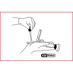 Réfractomètre AdBlue antigel/batterie KSTOOLS 550.1285 | Vis bois | Ek