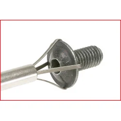Tige flexible à griffes - 600 mm KSTOOLS | Vis inox | Ekibat
