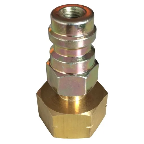 Raccord 1/4" pour bouteille de gaz climatisation+ joint | Mesure & Tra