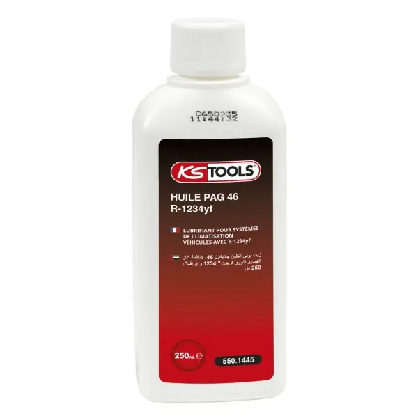 Huile PAG 46 HFO 1234YF . 250 ml | Vis bois | Ekibat