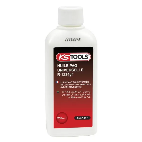 Huile PAG universelle HFO R1234YF . 250 ml | Vis bois | Ekibat