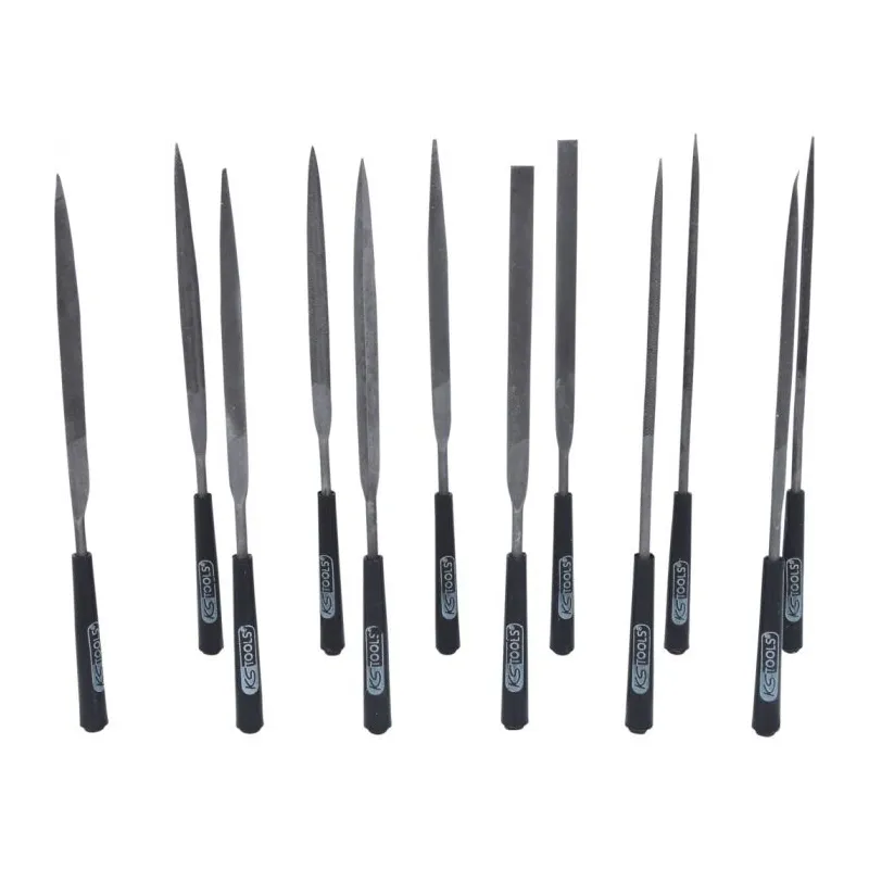 Jeu de 12 limes à aiguilles . L.145 mm KSTOOLS 140.3050 | 140.3050 Jeu de 12 limes à aiguilles . L.145 mm KSTOOLS 140.3050 | 140.3050