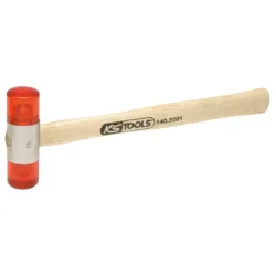 Maillet à embouts plastique interchangeables 340g - tête Ø 35mm - manche frêne KSTOOLS 140.5202 | 140.5202