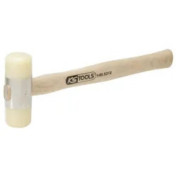 Maillet à embouts nylon 340g - tête Ø35mm - avec manche frêne galbé KSTOOLS 140.5212 | 140.5212