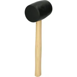 Maillet caoutchouc 500g - tête Ø58mm - avec manche frêne galbé KSTOOLS 140.5222 | 140.5222