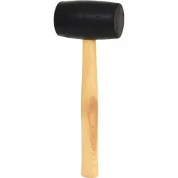 Maillet caoutchouc 700g - tête Ø63mm - avec manche frêne galbé KSTOOLS 140.5223 | 140.5223