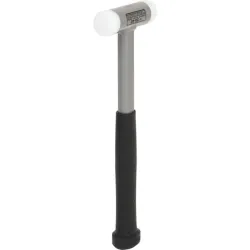 Maillet à embouts plastiques anti rebonds . manche acier . L . 270 mm . Ø 25 mm KSTOOLS 140.5270 | 140.5270