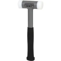 Maillet à embouts plastiques anti rebonds . manche acier . L . 300 mm . Ø 40 mm KSTOOLS 140.5273 | 140.5273