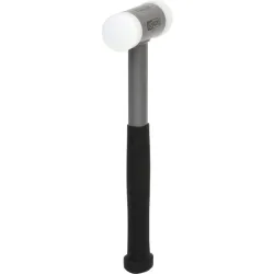 Maillet à embouts plastiques anti rebonds . manche acier . L . 300 mm . Ø 40 mm KSTOOLS 140.5273 | 140.5273