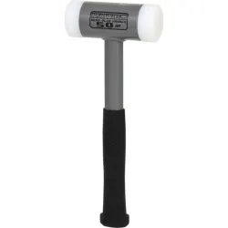 Maillet à embouts plastiques anti rebonds . manche acier . L . 310 mm . Ø 50 mm KSTOOLS 140.5275 | 140.5275
