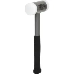 Maillet à embouts plastiques anti rebonds . manche acier . L . 310 mm . Ø 50 mm KSTOOLS 140.5275 | 140.5275