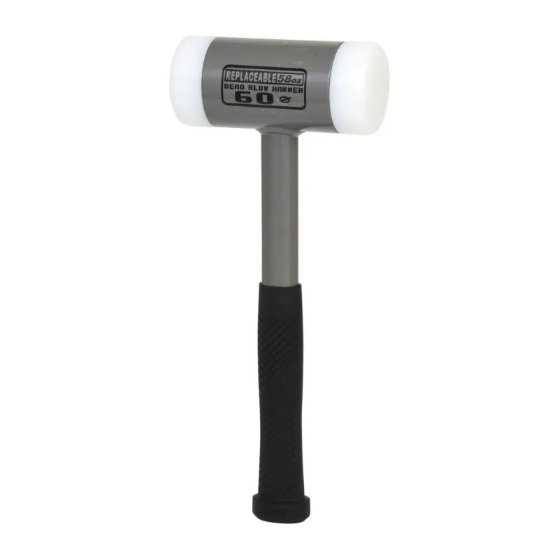 Maillet à embouts plastiques anti rebonds . manche acier . L . 335 mm . Ø 60 mm KSTOOLS 140.5277 | 140.5277