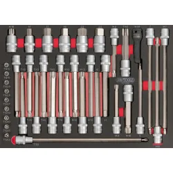 Module d'embouts longs pour la mécanique 1/4" - | Rangement atelier |