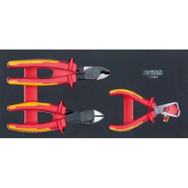 Module de 3 pinces isolées 1000V ERGOTORQUE® KSTOOLS | Pinces & Tenail