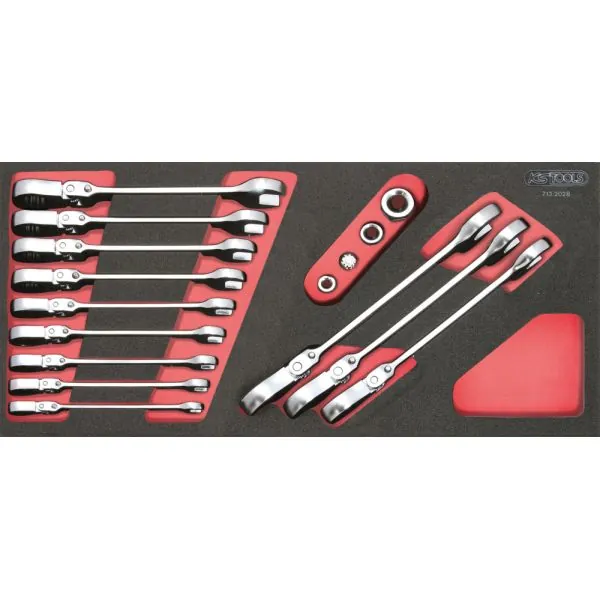Module de clés mixtes à cliquet inclinable GEARplus® | Clés & Douilles