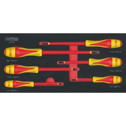 Module de tournevis isolés 1000V ULTIMATE® Fente - | Vis bois | Ekibat