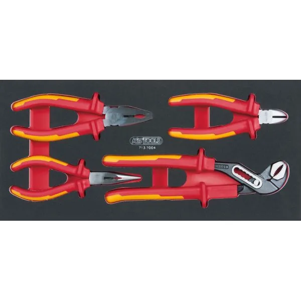 Module de 4 pinces isolées 1000V ERGOTORQUE® KSTOOLS | Pinces & Tenail