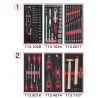 Composition d'outils 2 tiroirs pour servante . 114 | Rangement atelier
