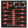 Composition d'outils pour la carrosserie . 166 pièces | Clés & Douille