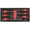 Composition d'outils de service rapide 5 tiroirs pour | Rangement atel