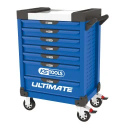 Servante ULTIMATE bleue . 7 tiroirs KSTOOLS 804.0007 | Rangement ateli