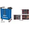 Servante ULTIMATE bleue 7 tiroirs équipée de 158 | Rangement atelier |