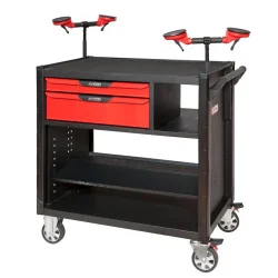Chariot de travail à 2 tiroirs KSTOOLS 809.0002 | Levage & Manutention