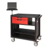Chariot de travail à 2 tiroirs KSTOOLS 809.0002 | Levage & Manutention