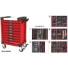 Servante ULTIMATE rouge 9 tiroirs équipée de 311 | Rangement atelier |