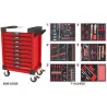Servante ULTIMATE rouge 9 tiroirs équipée de 455 | Rangement atelier |