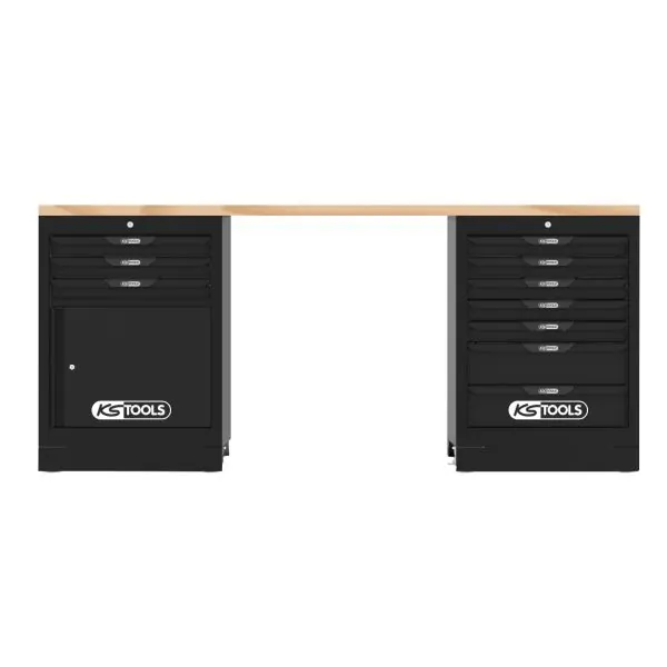 Etabli SRM 10 tiroirs + 1 porte KSTOOLS | Rangement atelier | Ekibat