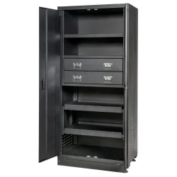 Armoire de rangement haute à 2 tiroirs . | Rangement atelier | Ekibat