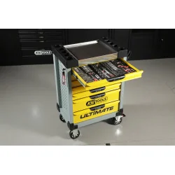 Servante ULTIMATE grise et jaune . 7 tiroirs | Rangement atelier | Eki