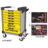 Servante ULTIMATE jaune et grise 7 tiroirs équipée | Rangement atelier