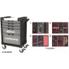 Servante ULTIMATE grise et noire 5 tiroirs équipée | Rangement atelier