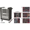 Servante ULTIMATE grise et noire 5 tiroirs équipée | Rangement atelier