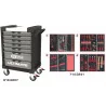 Servante ULTIMATE grise et noire 7 tiroirs équipée | Rangement atelier