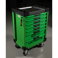 Servante ULTIMATE verte . 7 tiroirs KSTOOLS 817.0007 | Rangement ateli