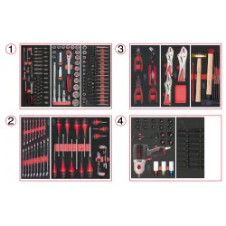 Servante ULTIMATE XL équipée de 263 outils KSTOOLS | Rangement atelier