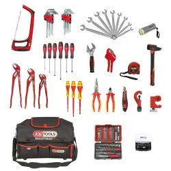 Composition d'outils sanitaire et chauffage en sac SMARTBAG | Clés & D