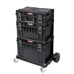 Ensemble de caisses SCM avec chariot de transport . 4