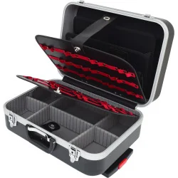 Valise trolley vide de technicien sur roulettes 6 | Rangement atelier