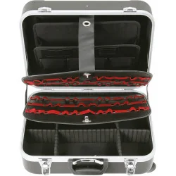 Valise trolley vide de technicien sur roulettes 6 | Rangement atelier