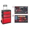 Servante mobile équipée de 77 outils KSTOOLS 850.3477 | Rangement atel