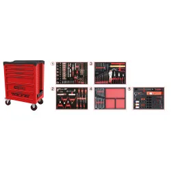 Servante RACING 6 tiroirs + composition automobile 303 | Rangement ate